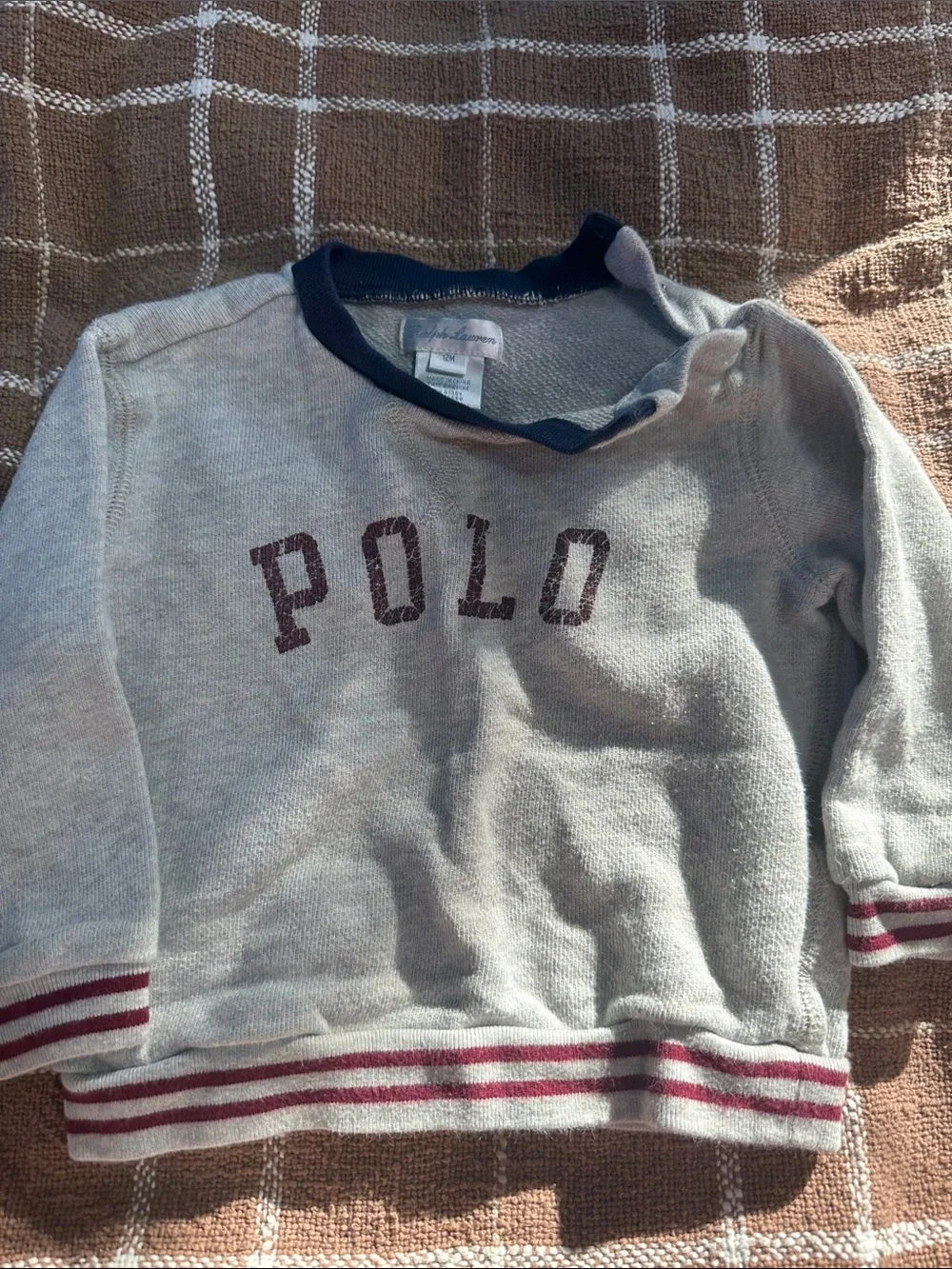 Ralph Lauren Green Half-Zip Pullover with Navy Joggers Set